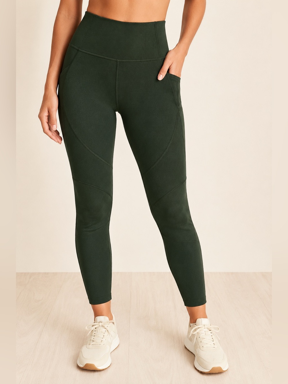 OFFLINE by Aerie Goals High Waisted Leggings Dark Green Size M